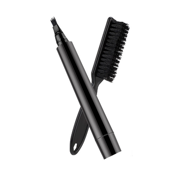 Beard and moustache filling pencil with enhancer brush set